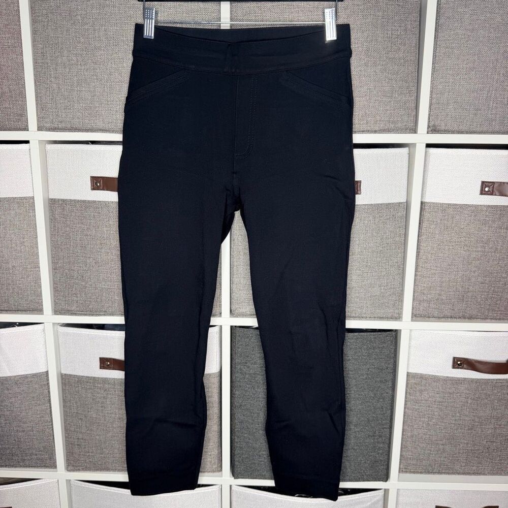 SPANX The Perfect Back Skinny Pull On Dress Pants Black Ponte Ankle Pant SP - Picture 3 of 11